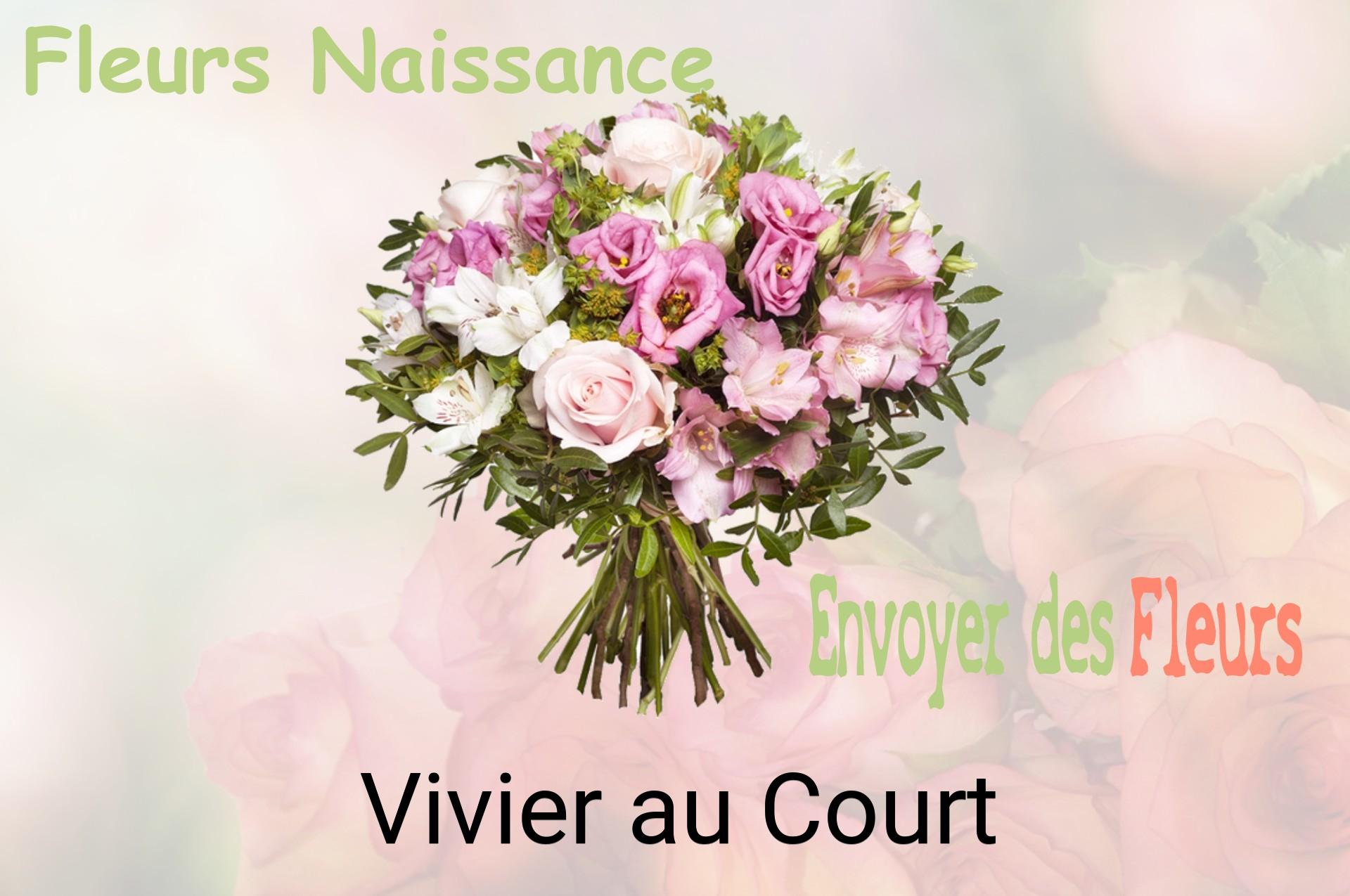Bouquet de fleurs de naissance livré à Vivier-au-Court